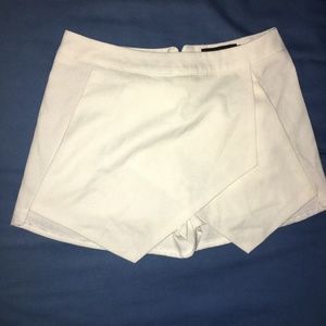 White Skort